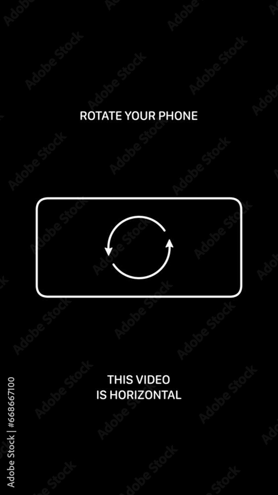 Rotate Your Phone Animation Loop