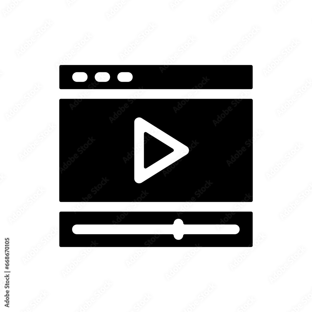 Video Player Icon Video Player Icon