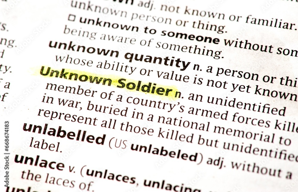 unknown soldier