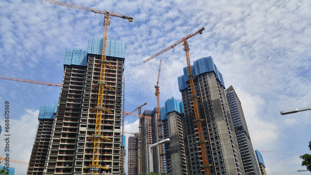 In the high-rise buildings of the building, in the Qianhai Free Trade Zone of Shenzhen, in China In the high-rise buildings of the building, in the Qianhai Free Trade Zone of Shenzhen, in China
