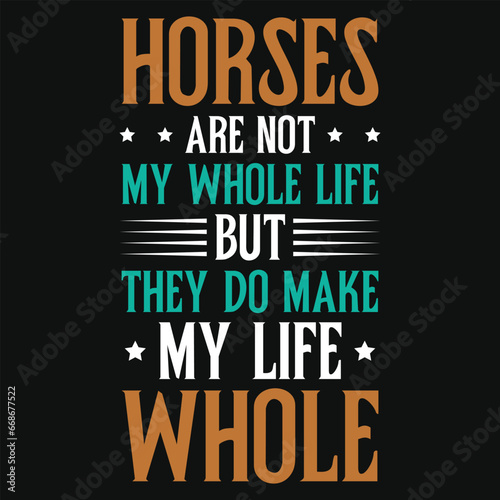 Best awesome horse riding or horse racing typography vintage graphics tshirt design