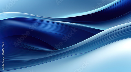 3D digital flowing waves, abstract background