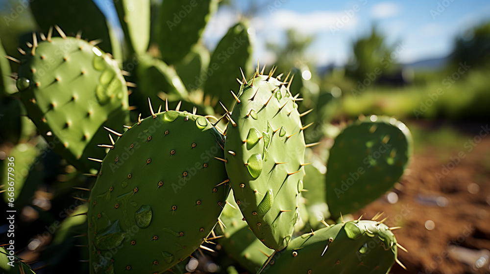 cactus in the desert cactus in the desert