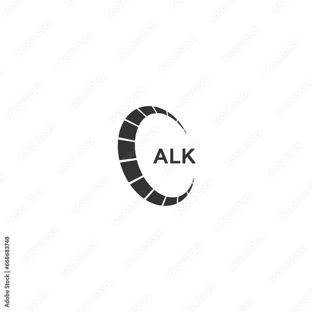 ALK logo. A L K design. White ALK letter. ALK, A L K letter logo design. Initial letter ALK linked circle uppercase monogram logo. ALK logo. A L K design. White ALK letter. ALK, A L K letter logo design. Initial letter ALK linked circle uppercase monogram logo.