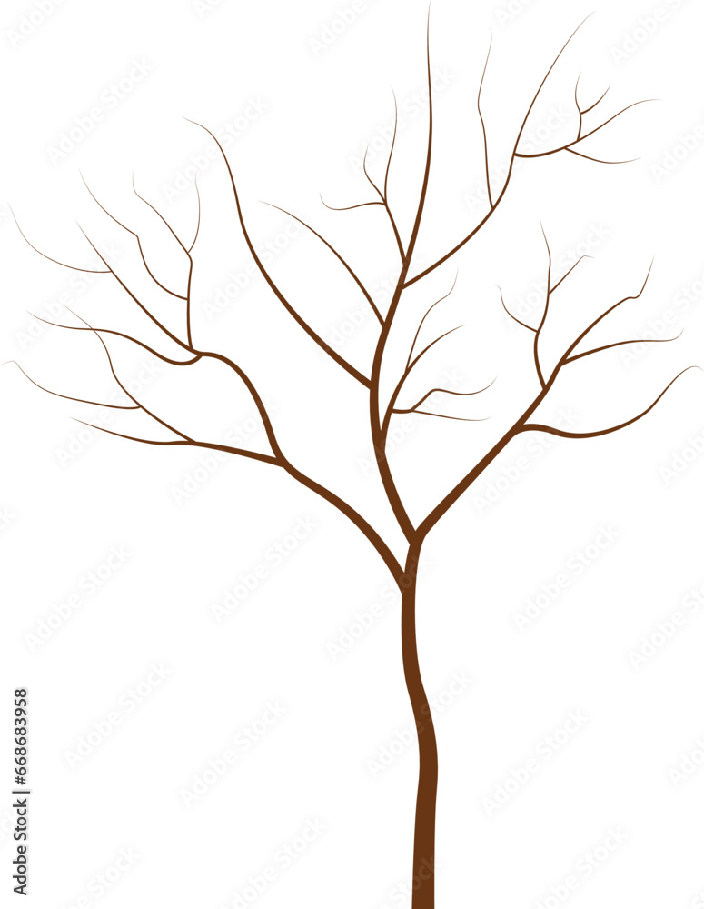 Obraz premium branch in the vector art