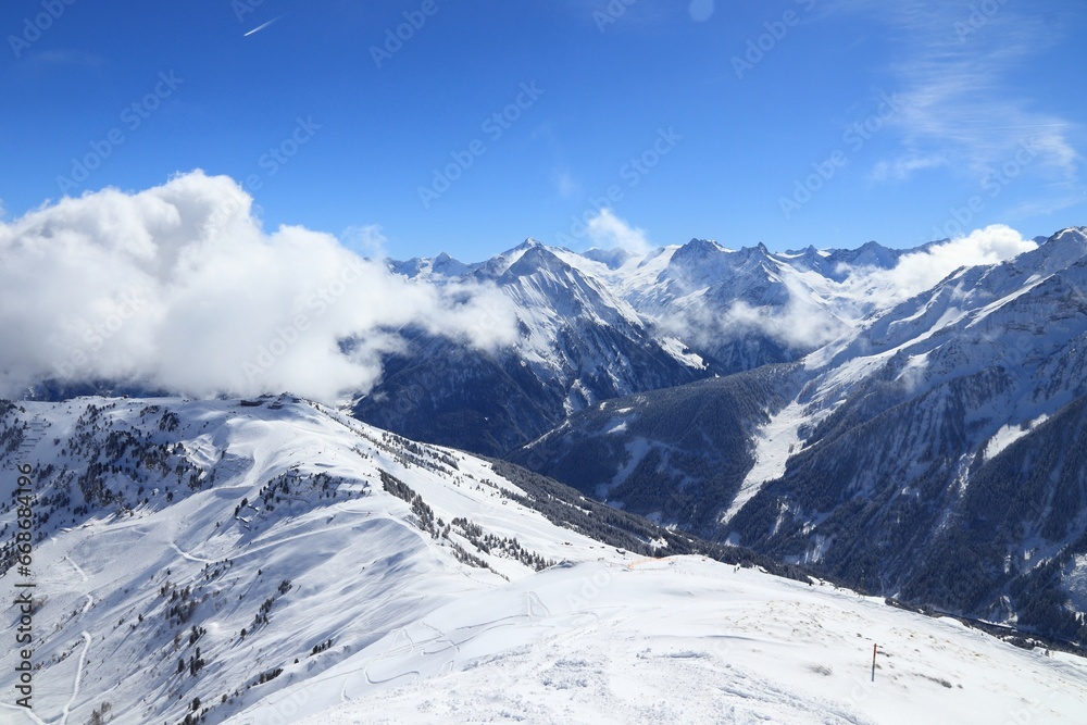 Winter in Austrian Alps - Mayrhofen