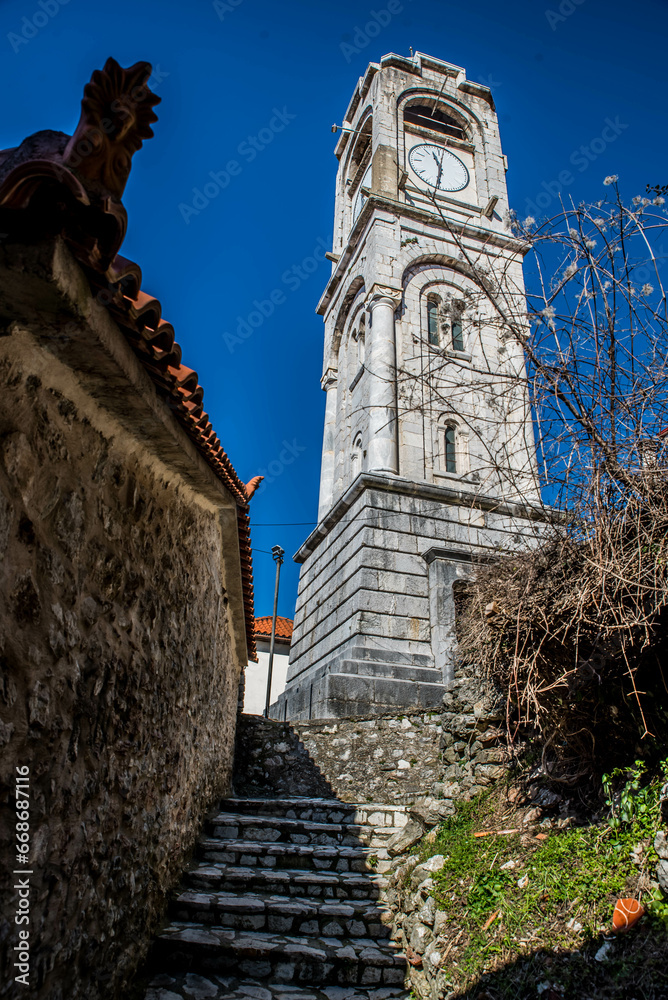Φωτογραφία Traditional village of Dimitsana, in Arcadia, Peloponnese, Greece on a beautiful
