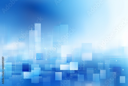 businessman abstract blue background