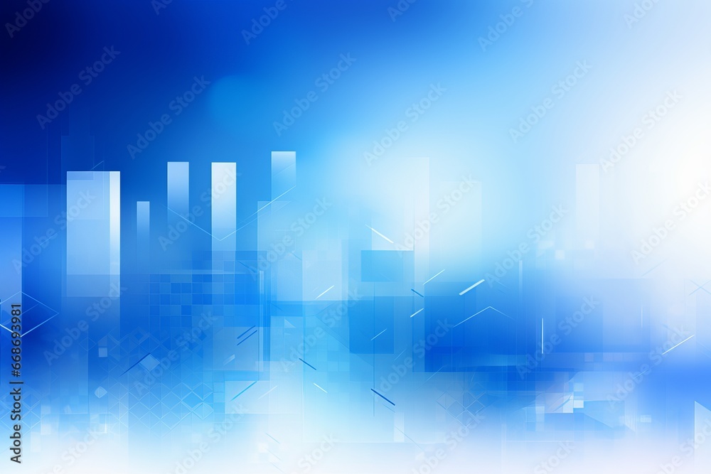 businessman abstract blue background