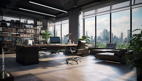interior of a modern office © Elements Design