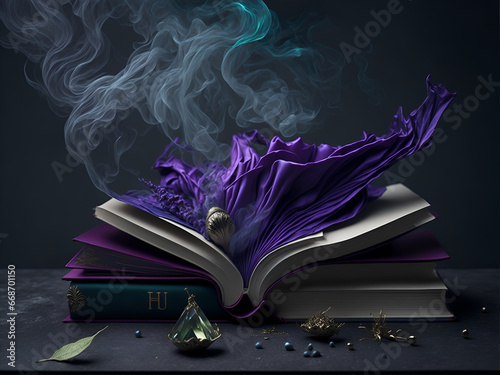 Fantastical Book AI generated photo