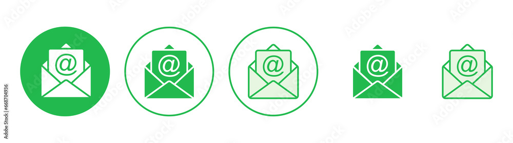 Mail icon set. email icon vector. E-mail icon. Envelope illustration Mail icon set. email icon vector. E-mail icon. Envelope illustration
