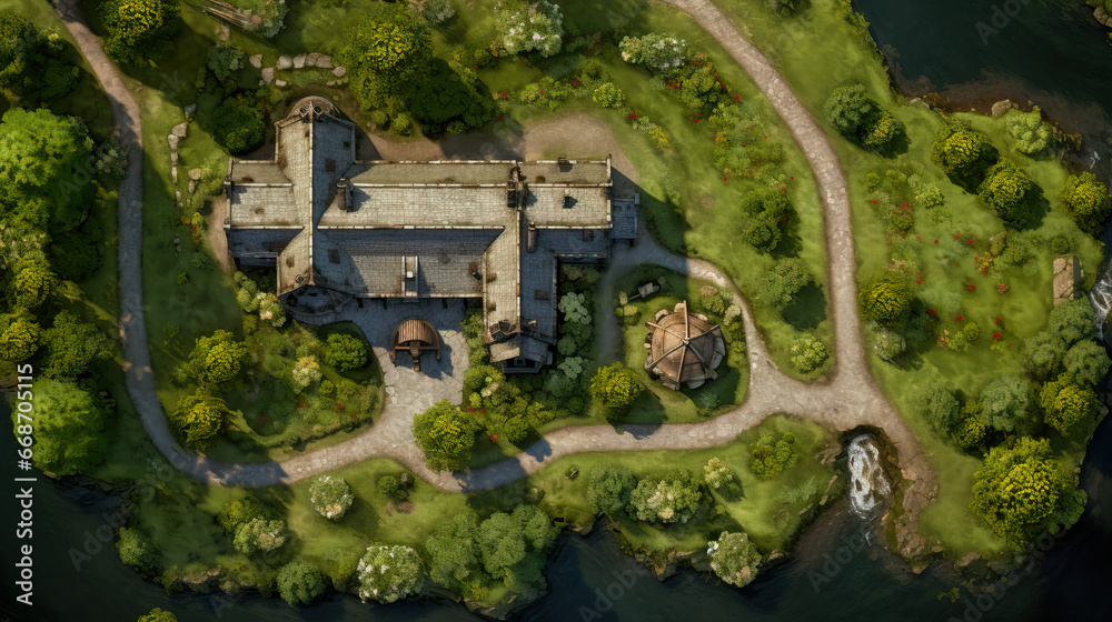 DnD Map Farm of the Feywild View DnD Map Farm of the Feywild View