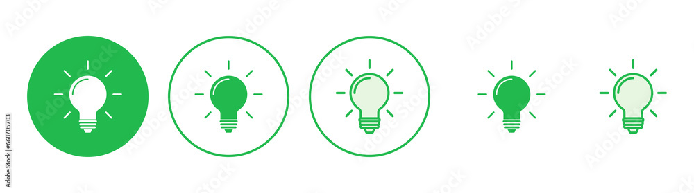 Lamp icon set. Light bulb icon vector. idea symbol. Lamp icon set. Light bulb icon vector. idea symbol.