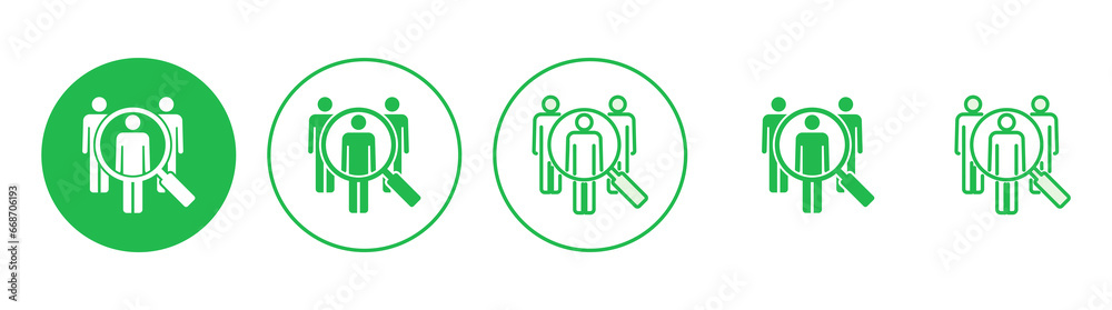 Hiring icon set. Search job vacancy icon. Human resources concept. Recruitment Hiring icon set. Search job vacancy icon. Human resources concept. Recruitment
