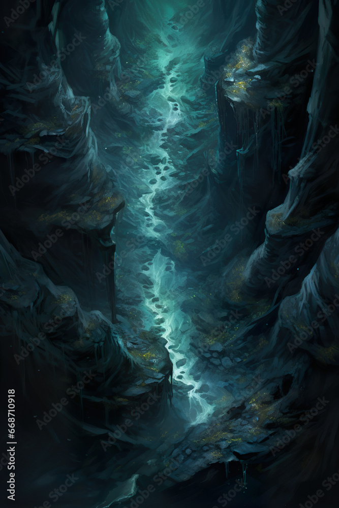 DnD Map Exploring Hidden Depths Beneath Water DnD Map Exploring Hidden Depths Beneath Water
