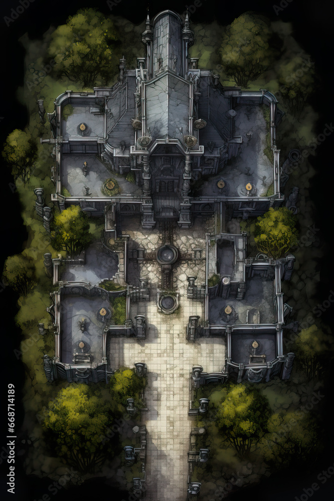 DnD Map Haunted Mansion: Curse of the Bride