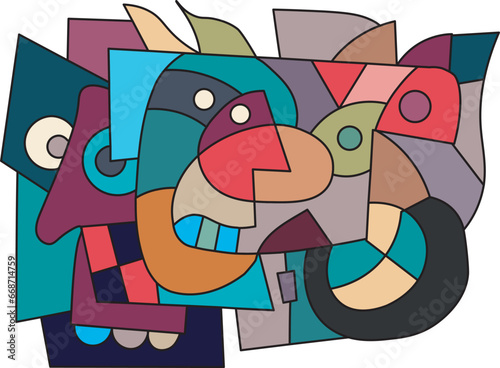 colorful abstract art for wallpaper