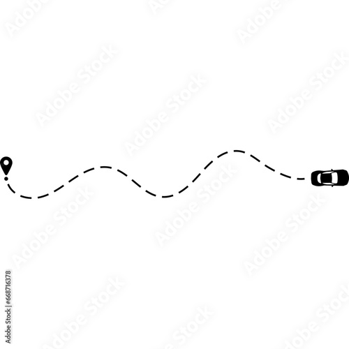 Car Travel Route