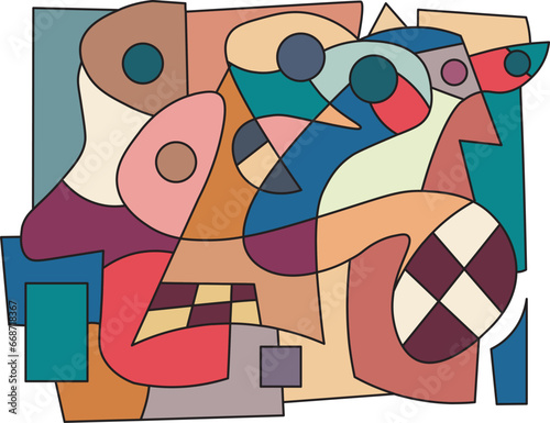colorful abstract art for wallpaper