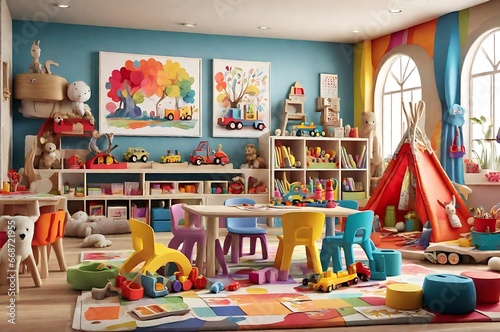 "Imaginative Play Space: Where Kids Explore, Create, and Learn" - Watch as children explore, learn, and create in a space that fosters creativity and joy.