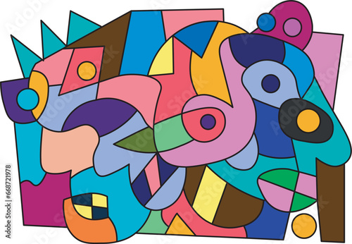 colorful abstract art for wallpaper