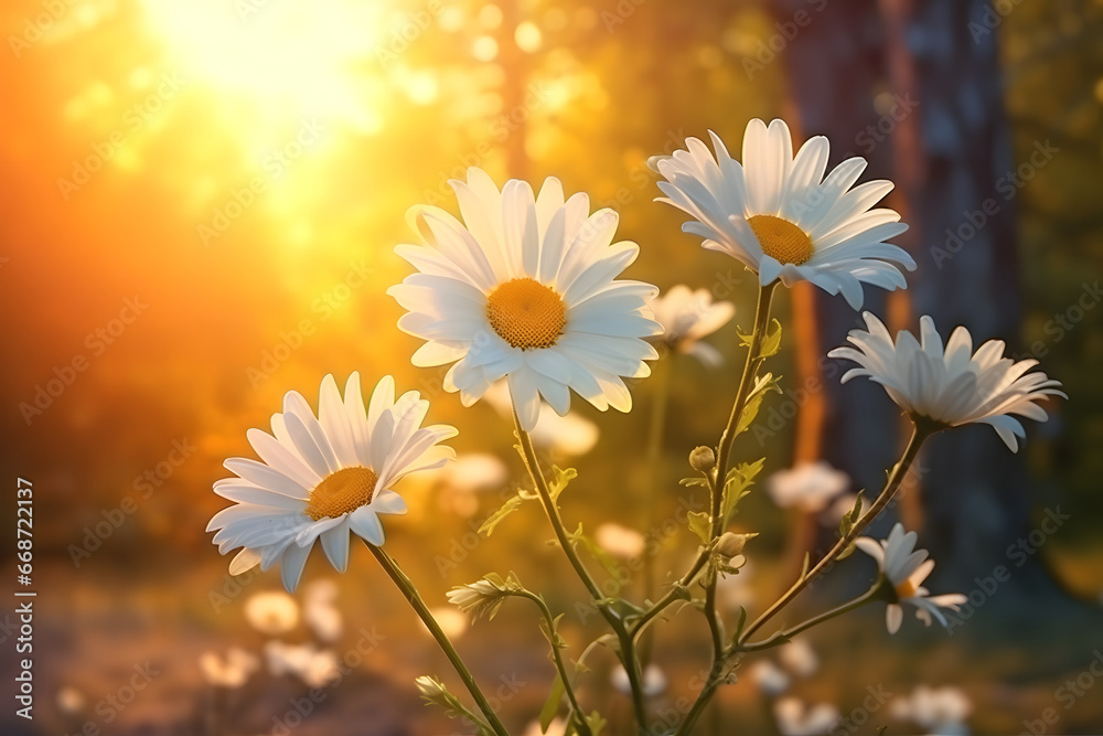 Frühlingserwachen mit Gänseblümchen: Die zarten Blüten des Frühlings Frühlingserwachen mit Gänseblümchen: Die zarten Blüten des Frühlings