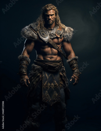 RPG DND fantasy character for Dungeons and Dragons  Roleplay  Avatar  Soldier  warrior  viking