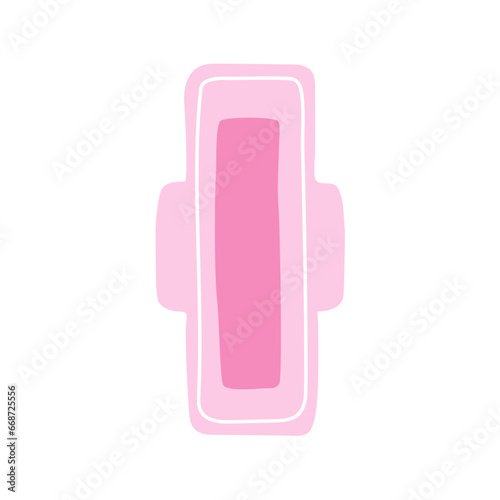 Female sanitary pads. Vector illustration.