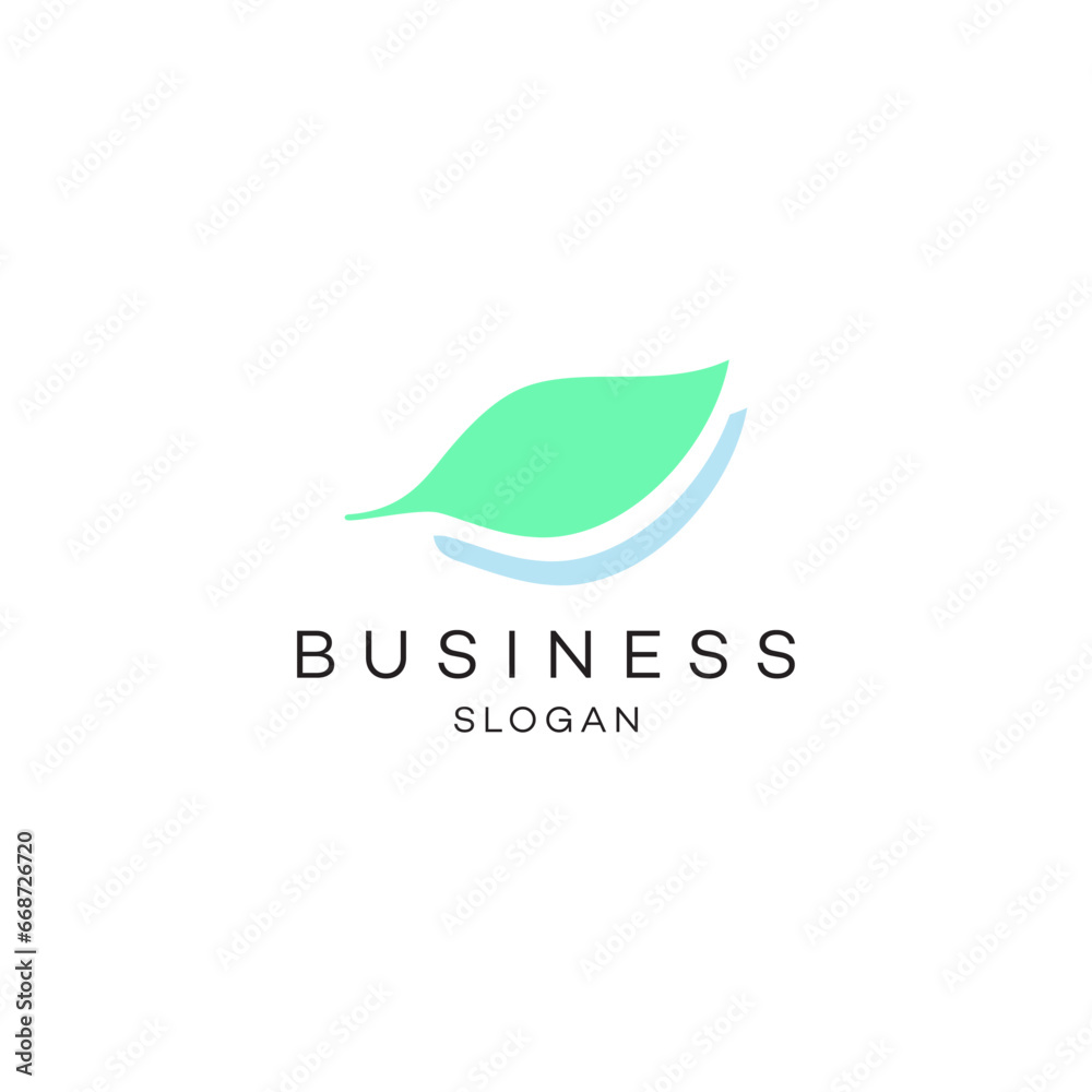 Leaf logo design nature green organic Leaf logo design nature green organic