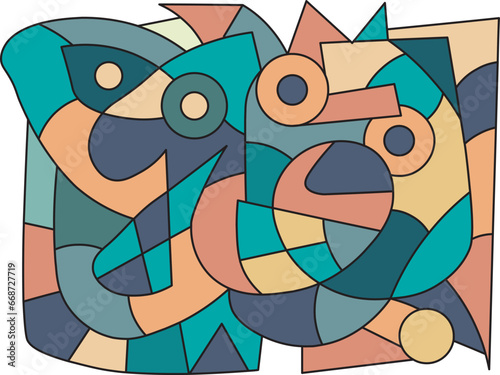 colorful abstract art for wallpaper