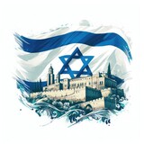 The war between Israel and Palestine Israel flag davids star symbol   war bombing israeli palestine