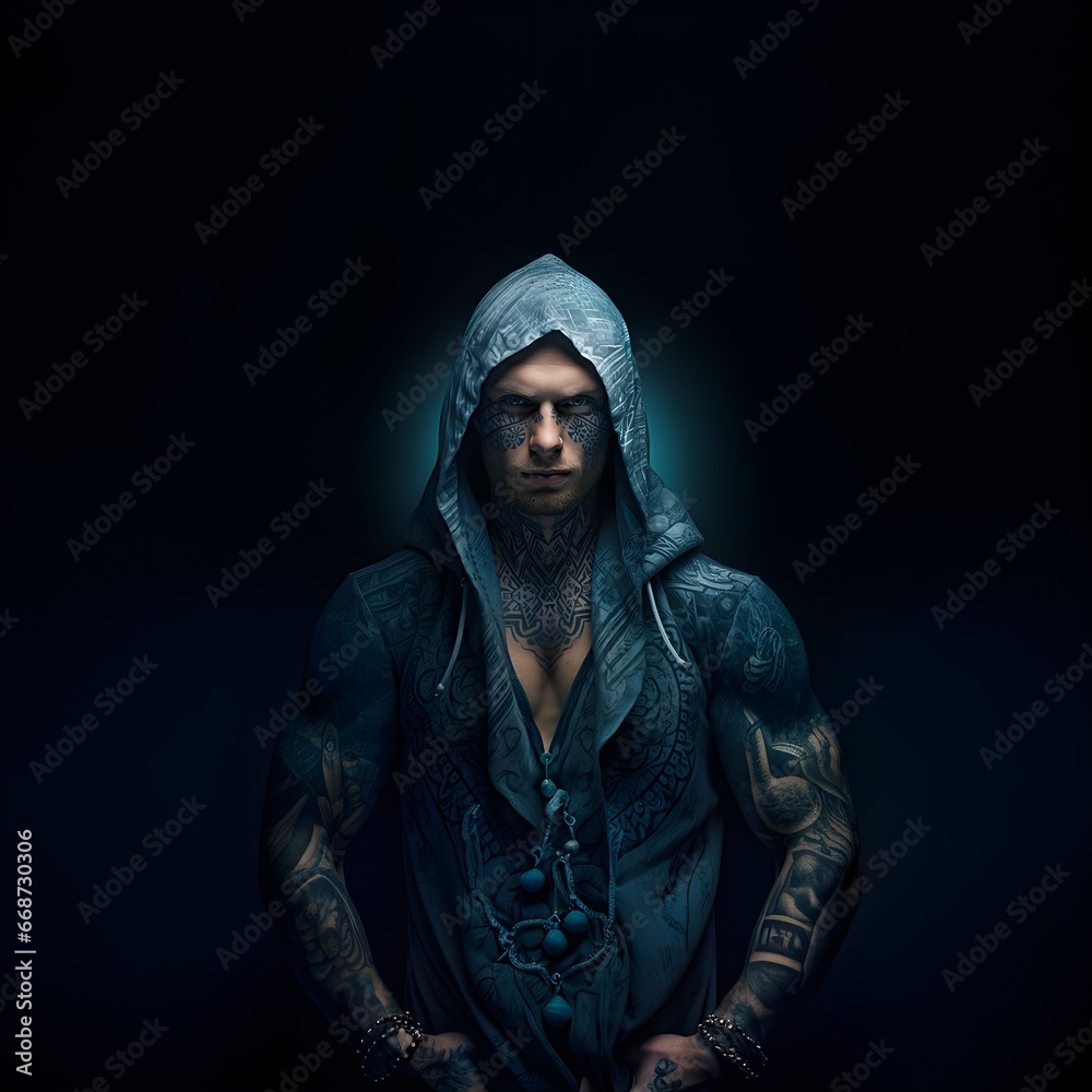 person in a hood person in a hood
