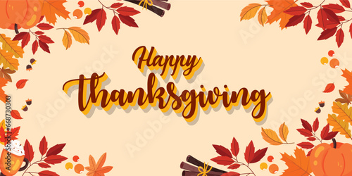 free vector text effect thanksgiving background