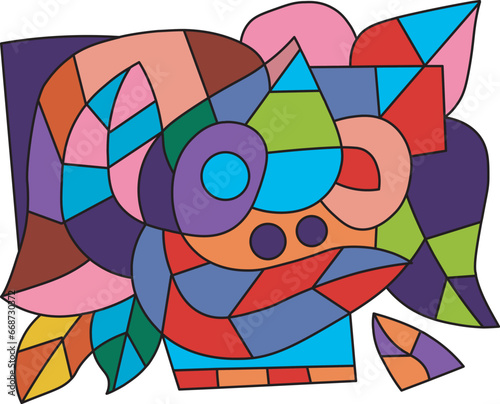 colorful abstract art for wallpaper