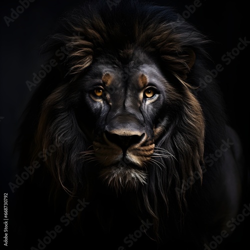 portrait of a lion © Unseen