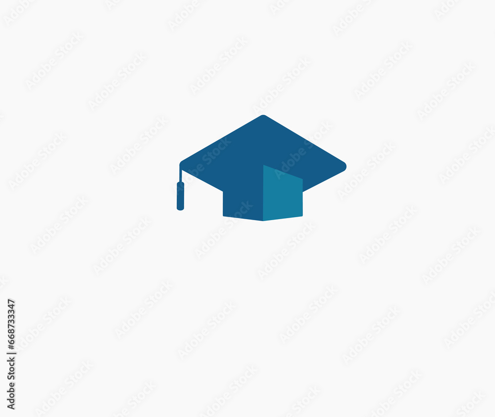 education logo icon design, vector illustration