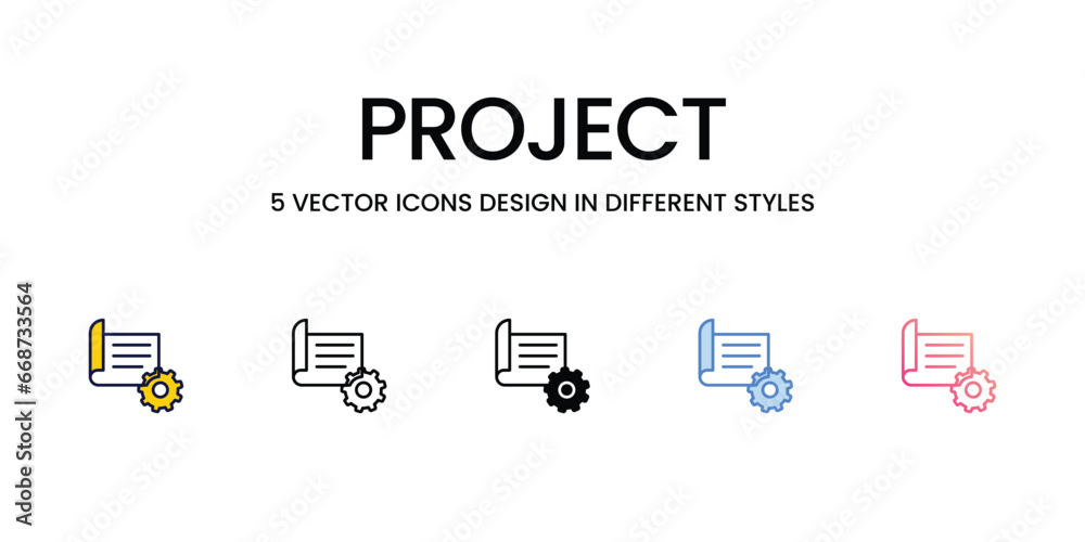 Project icon. Suitable for Web Page, Mobile App, UI, UX and GUI design. Project icon. Suitable for Web Page, Mobile App, UI, UX and GUI design.