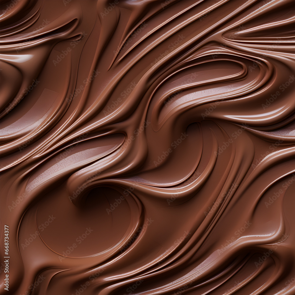 Melted chocolate with milk seamless pattern texture Melted chocolate with milk seamless pattern texture