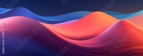 Abstract Pattern with Wave Design