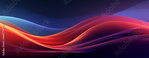 Mesmerizing red wave with abstract pattern, no people.
