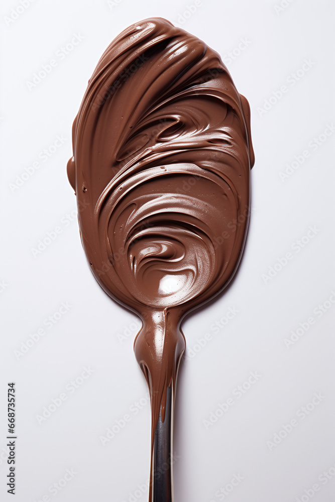 Obraz premium chocolate on a white