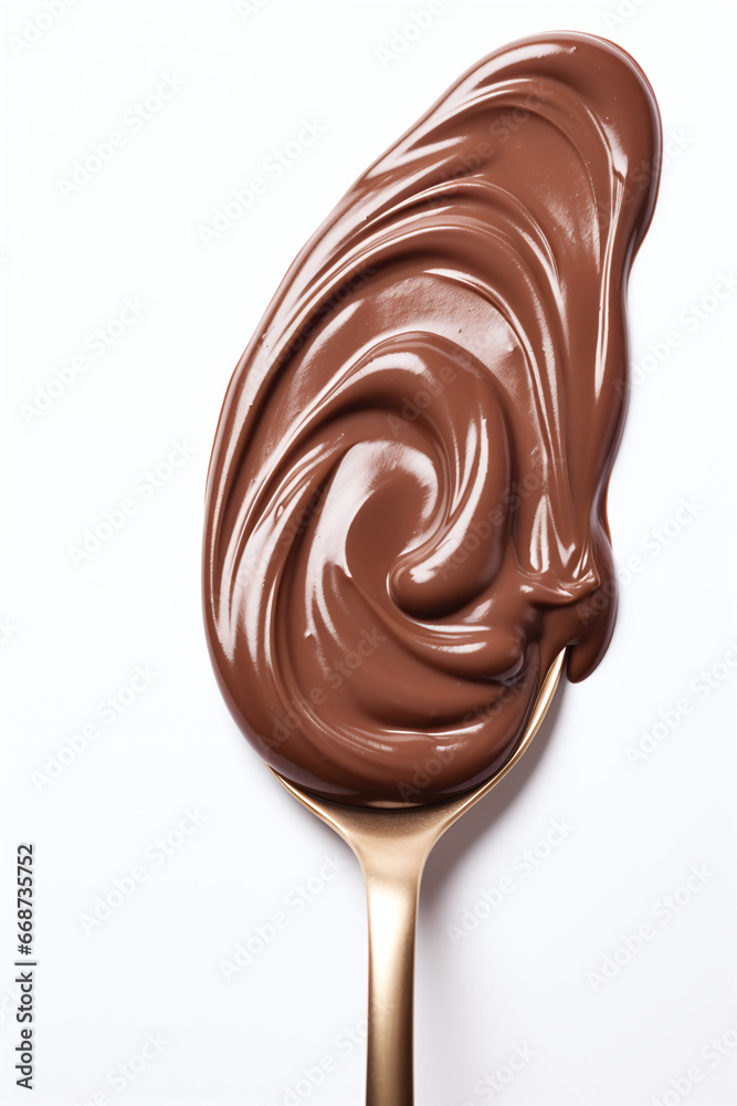 chocolate on a white background chocolate on a white background