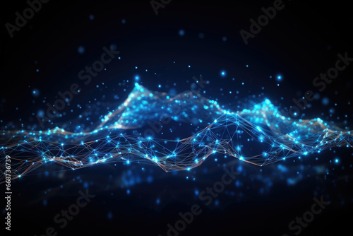 abstract web technology background