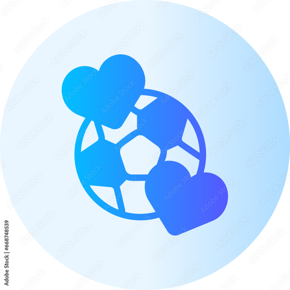 Obraz premium love gradient icon