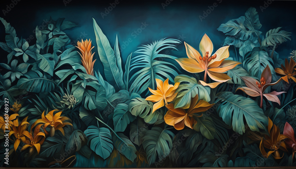 Leaf background forest Leaf background forest