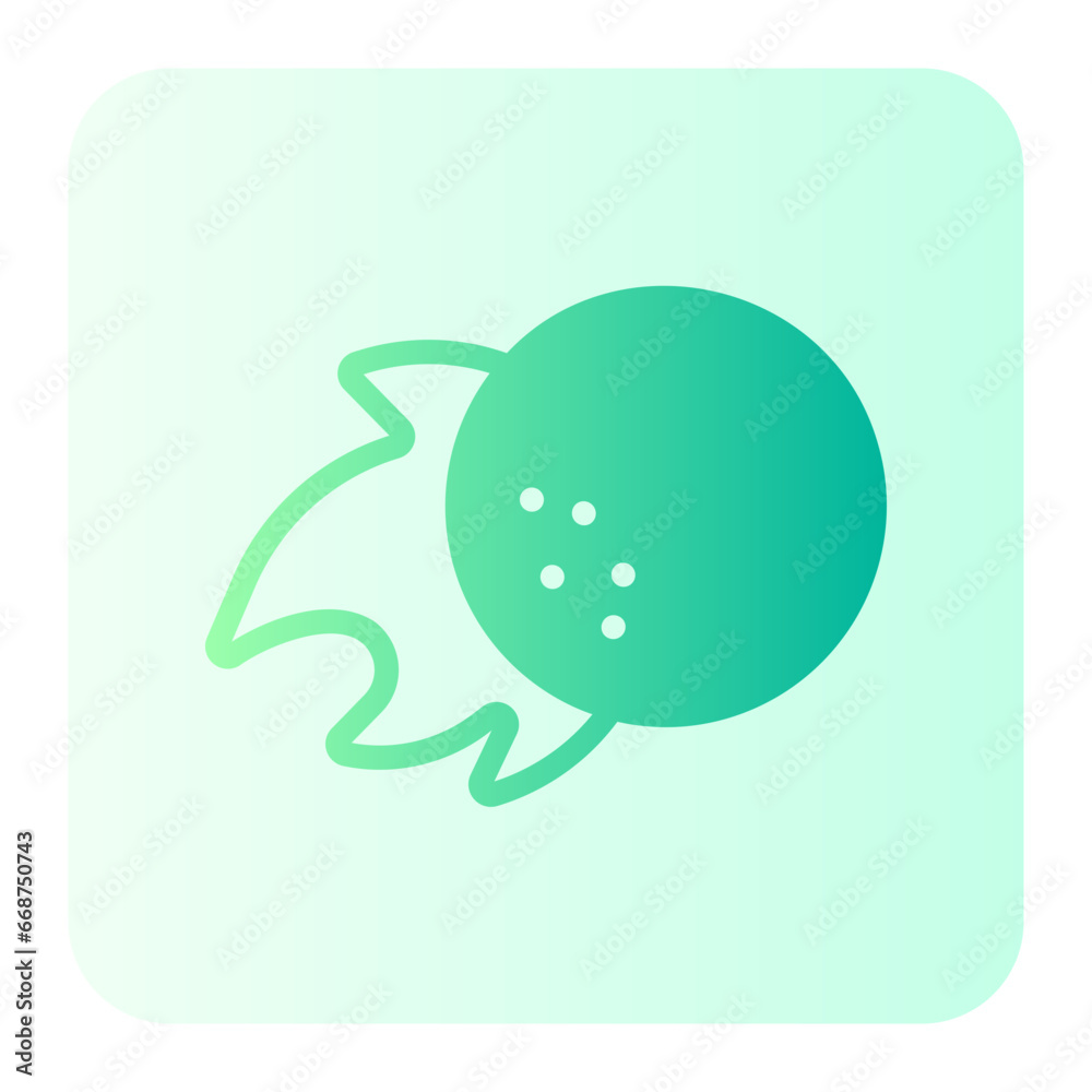 golf ball gradient icon golf ball gradient icon