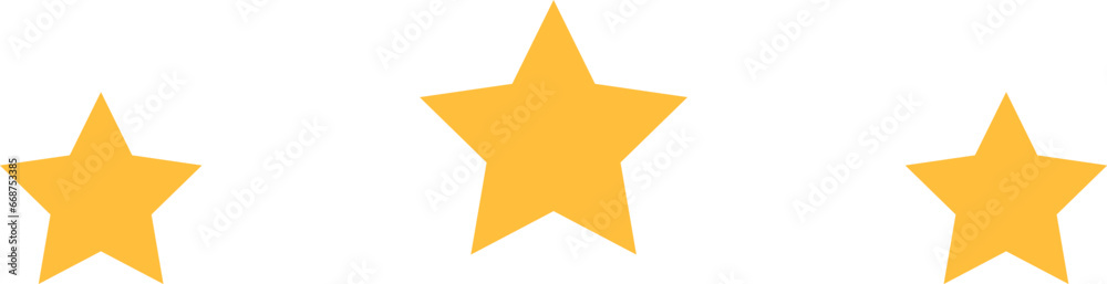 Vector illustration concept of golden stars isolated on white background Vector illustration concept of golden stars isolated on white background