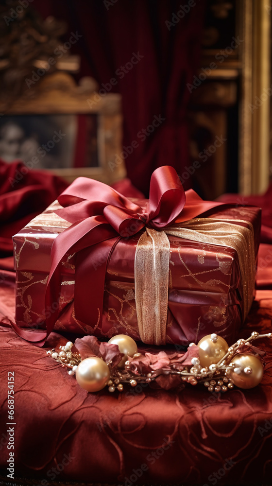 gift box on the table
