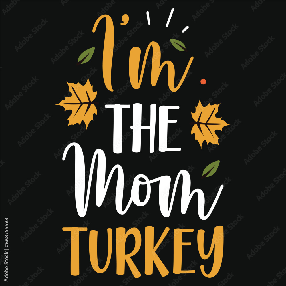 Obraz premium Best awesome happy Thanksgiving day happy turkey day happy falls day typographic tshirt design